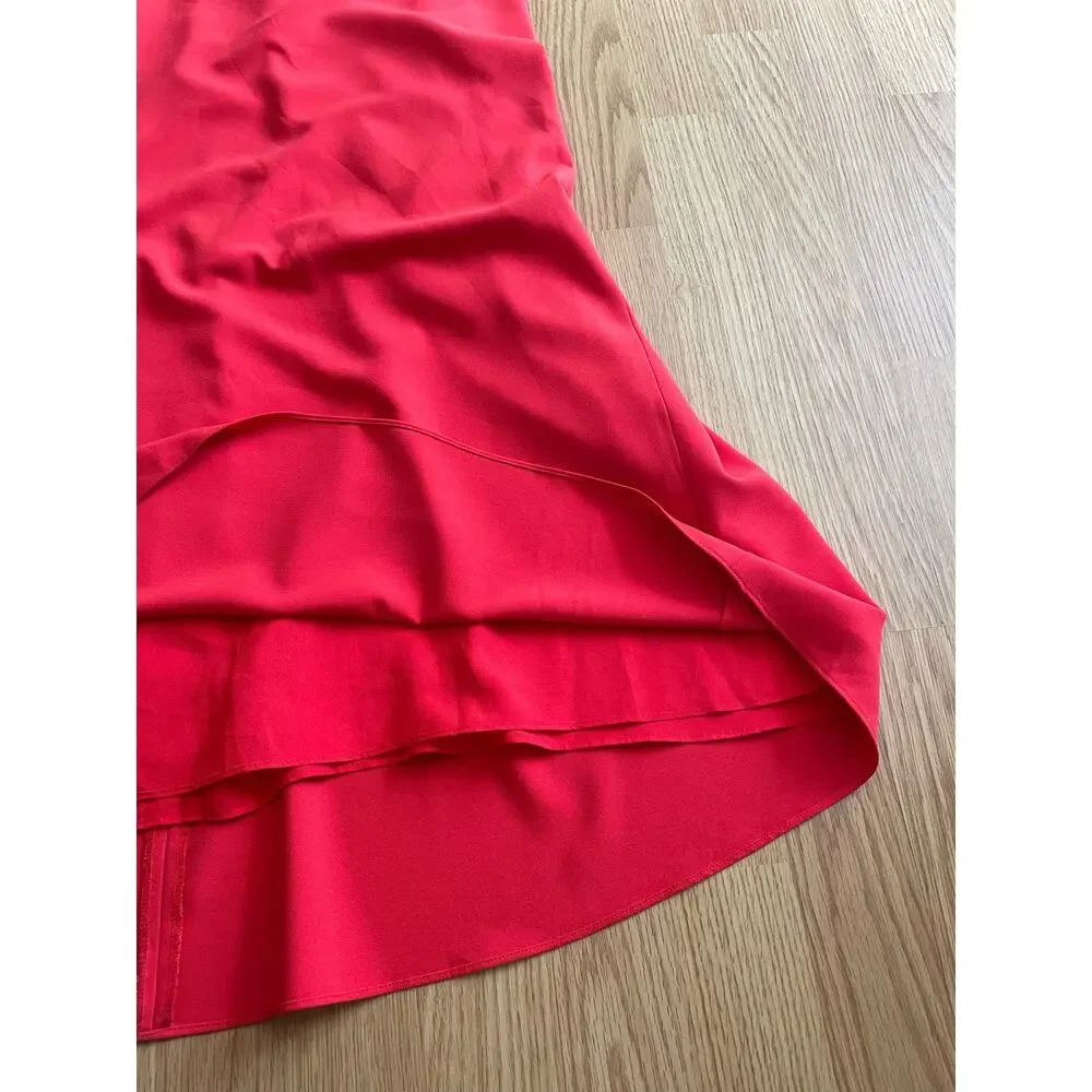 Halston Heritage Deep V Cutout Gown